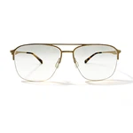 משקפי מתכת עם חצי שוליים